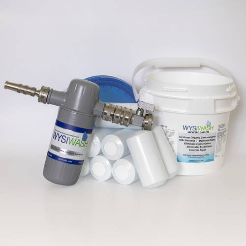 WYSIWASH Sanitizer Pro V and 9-Pack of Jacketed Caplets